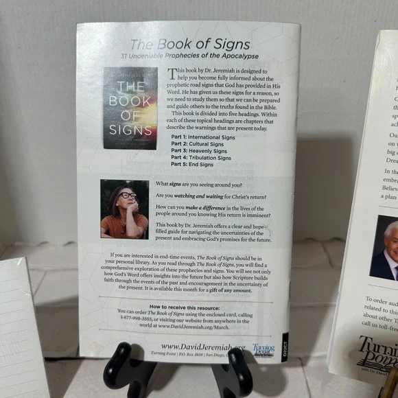 Dr David Jeremiah Turning Point Magazine Forward Study Guide Booklets & More Lot - Picture 13 of 15